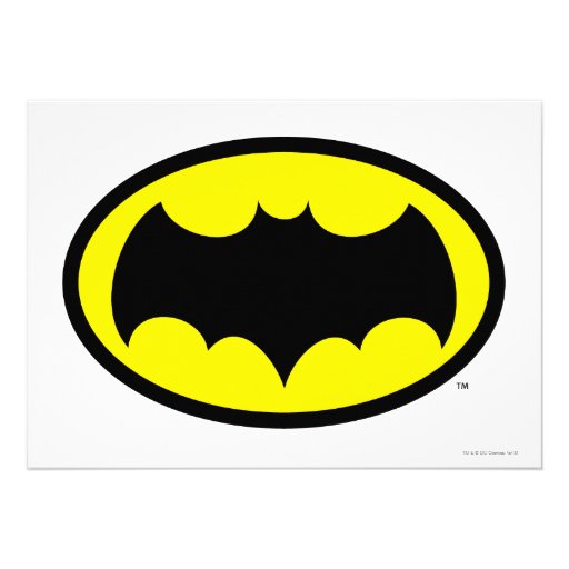 Batman Symbol Custom Invites