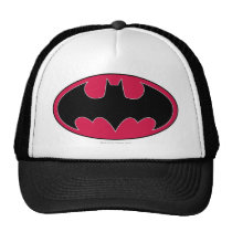 batman, batman logo, batman symbol, batman emblem, dark night, bat man, Trucker Hat with custom graphic design