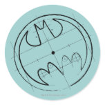 Batman Technical Sketch Logo stickers