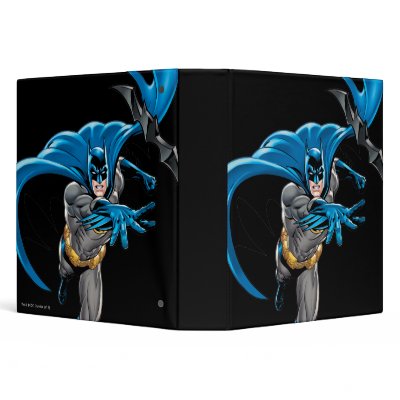 Batman throws batarang binders