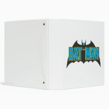 Batman Vintage Logo 1 3 Ring Binder