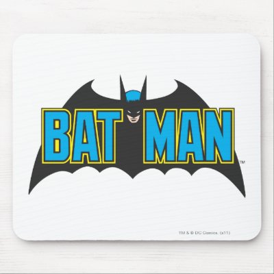Batman Vintage Logo 1 mousepads