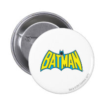 Batman Vintage Logo 2 Button