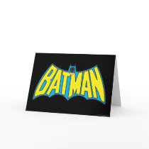 Batman Vintage Logo 2 Greeting Card