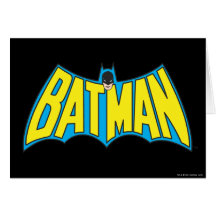 Batman Vintage Logo 2 Greeting Card
