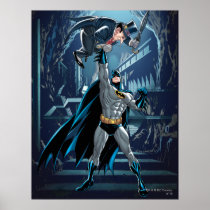 Batman vs. Penguin Print