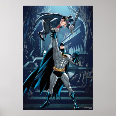 Batman vs. Penguin Print