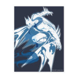 Batman Water Tonal Collage Postcard