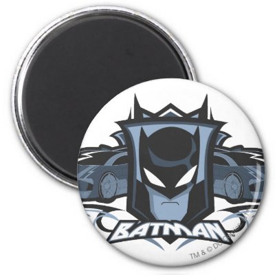 Batman with Batmobiles magnets