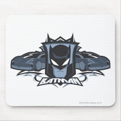 Batman with Batmobiles mousepads