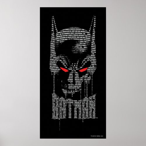 Batman With Mantra Poster