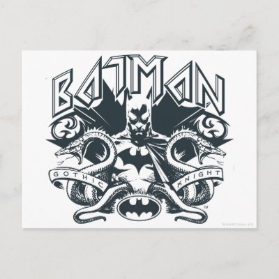 Batman with Snakes postcards
