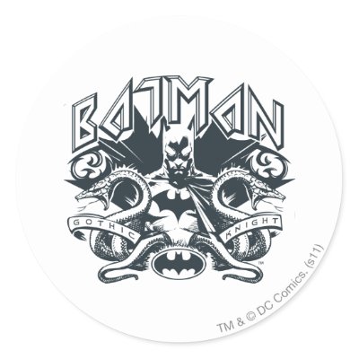 Batman with Snakes stickers