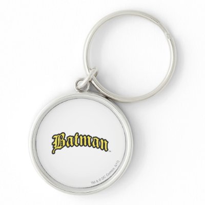 Batman Yellow logo keychains