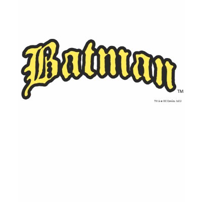 Batman Yellow logo t-shirts