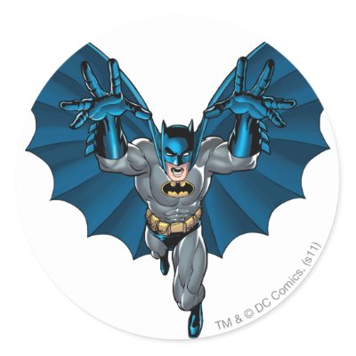 Batman Yells stickers
