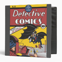 Batman's First Appearance 3 Ring Binders