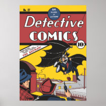 Batman's First Appearance Poster