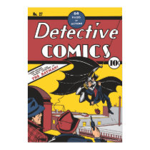 Batman's First Appearance Poster