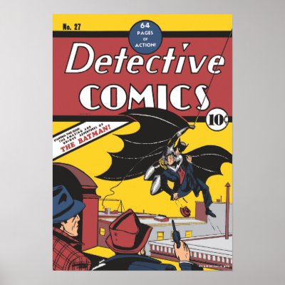 Batman's First Appearance Poster by batman