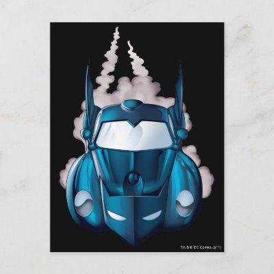 Batmobile Forward postcards