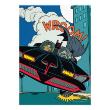 Batmobile Wroom! Invitation