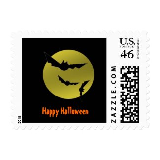 batnight, Happy Halloween stamp