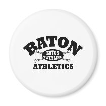 Baton Athletics Refrigerator Magnet