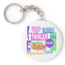 Baton Life Keychain