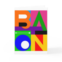 "BATON" Note Card