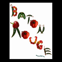 Baton Rouge Chili Peppers postcards