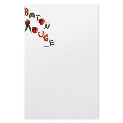 Baton Rouge Chili Peppers Stationery Design by chili_state