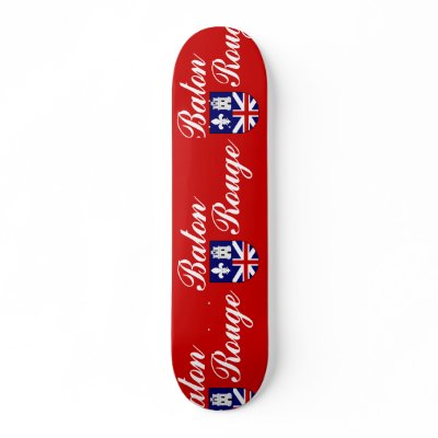 Baton Rouge, United States Skate Decks by FlagLibrary