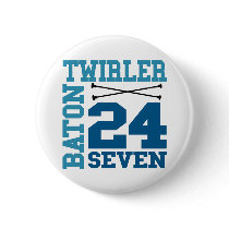 Baton Twirler 24:7 buttons by DanceTwirlObsessions Baton Twirler 24:7 buttons