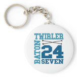 Baton Twirler 24:7 Keychains