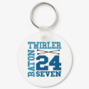 Baton Twirler 24:7 keychains by DanceTwirlObsessions Baton Twirler 24:7 keychains