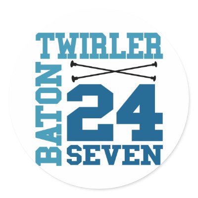 Baton Twirler 24:7 Sticker by DanceTwirlObsessions