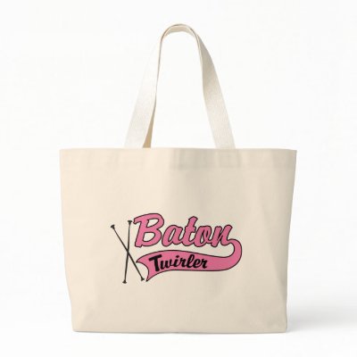 Baton Twirler Tote Bag by DanceTwirlObsessions