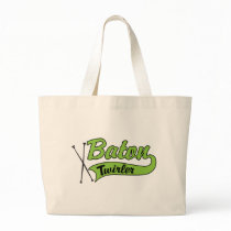 Baton Twirler Tote Bags