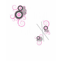 Baton Twirler Circle Swirls t-shirts