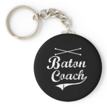 Baton Twirler Coach Key Chains