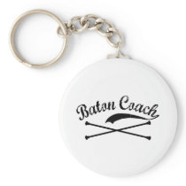 Baton Twirler Coach Key Chain