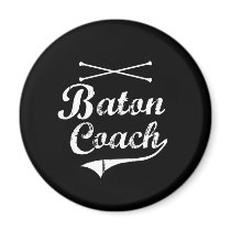 Baton Twirler Coach Fridge Magnets