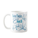 Baton Twirler Coach Swirly mugs