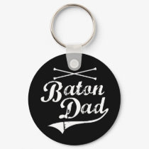 Baton Twirler Dad - Customized keychains