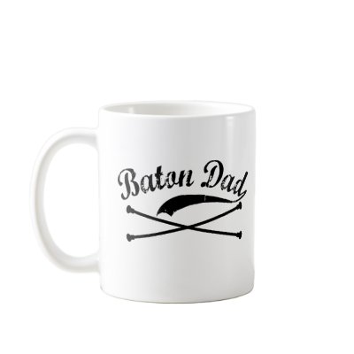 Baton Twirler Dad Coffee Mug by DanceTwirlObsessions