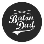 Baton Twirler Dad Stickers