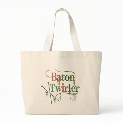 Baton Twirler Distressed Bags by DanceTwirlObsessions