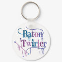 Baton Twirler Distressed keychains by DanceTwirlObsessions Baton Twirler Distressed keychains