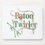 Baton Twirler Distressed Mouse Pads